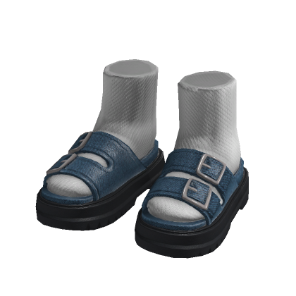 FF 5 BLUE DENIM CANVAS SLIDE