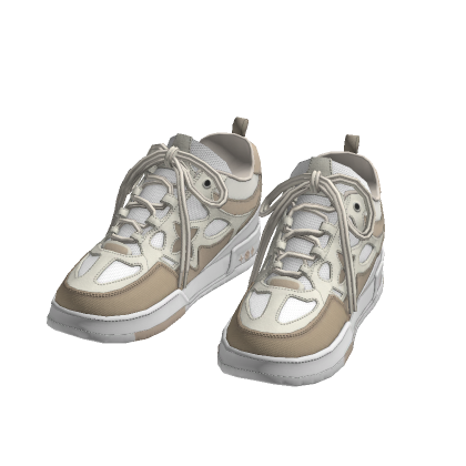 Beige Skates Sneakers
