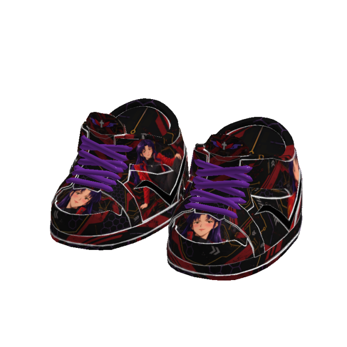 Misato Katsuragi Anime Girl Shoes
