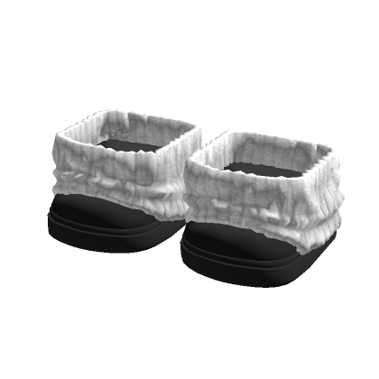 1.0 Boots Leg Warmers Black Fur Slippers thumbnail