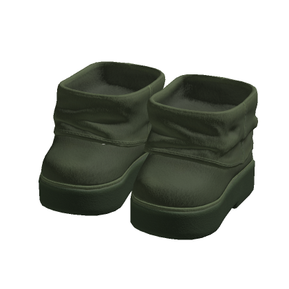 Green Cozy Fur Boots 3.0