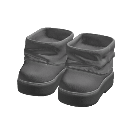 Gray Cozy Fur Boots 3.0
