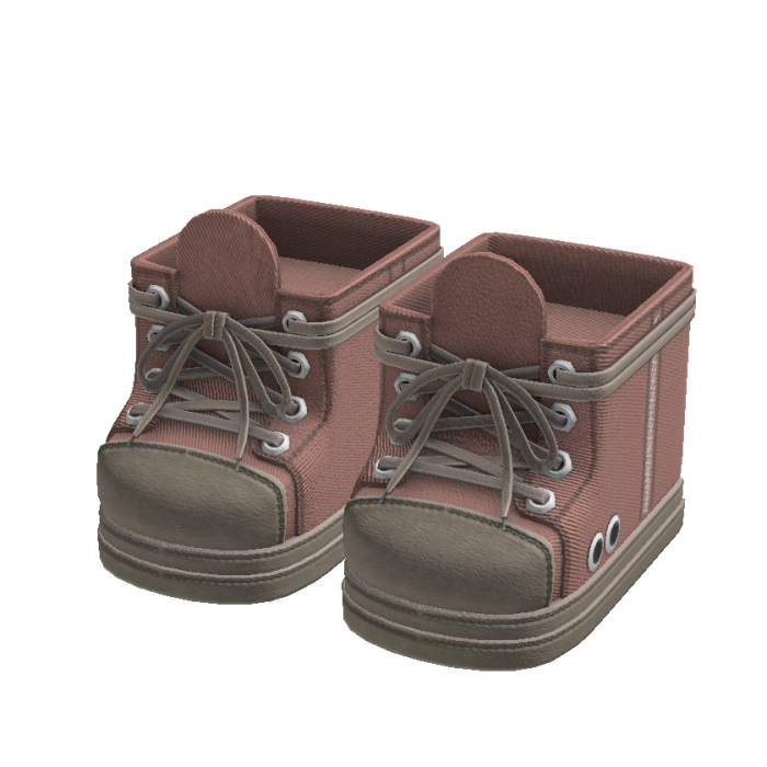 Pink High Top Canvas Sneakers