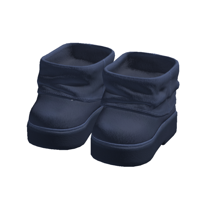 Blue Cozy Fur Boots 3.0