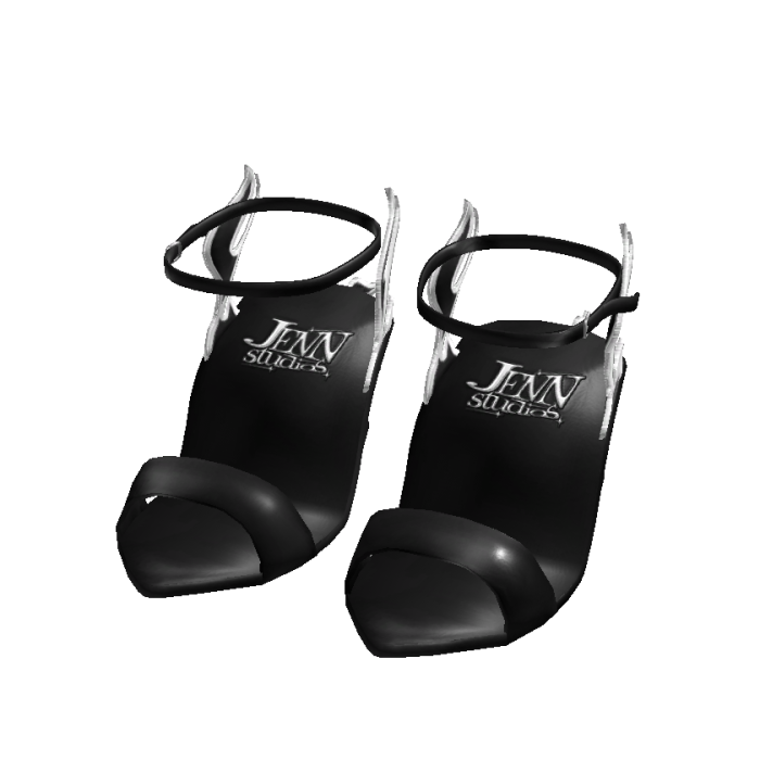 Couture Flame Heels Black/White - It Girl