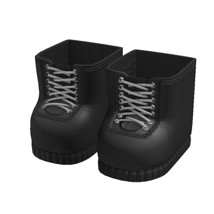 Plain Black Leather Boots [3.0]