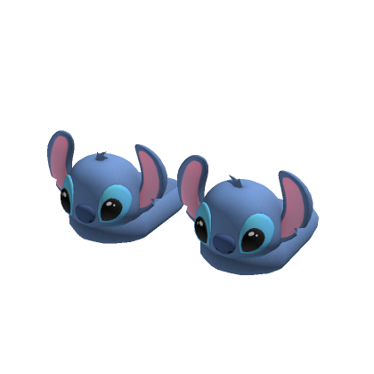 blue alien bunny slippers