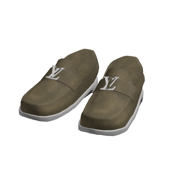 Olive Green Suede Designer Loafers