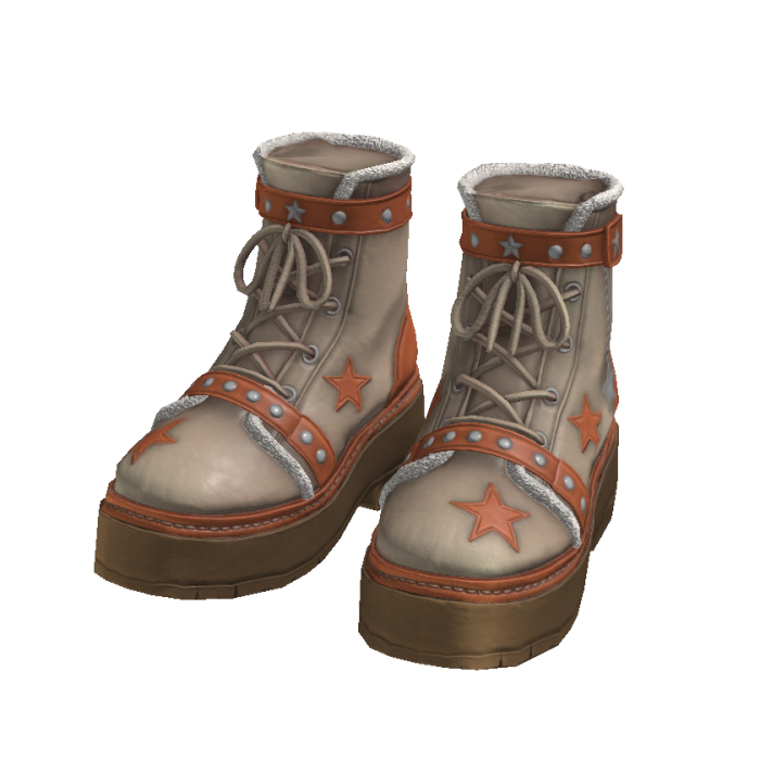 Orange Star Charm Boots ⭐
