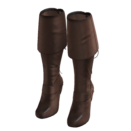 Horn Pirate Boots (Brown)