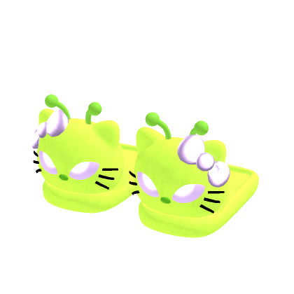 👽Emissive Alien Cat Slippers 3.0
