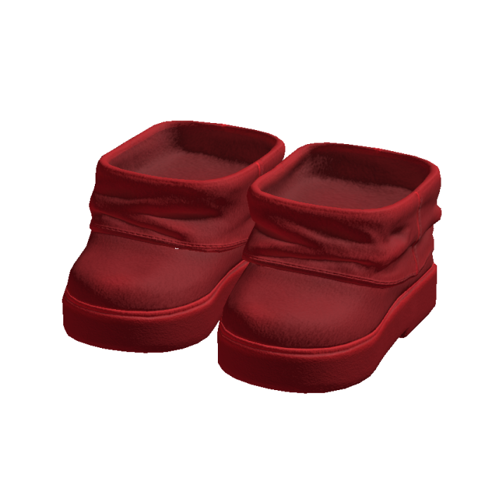 Red Cozy Fur Boots 1.0