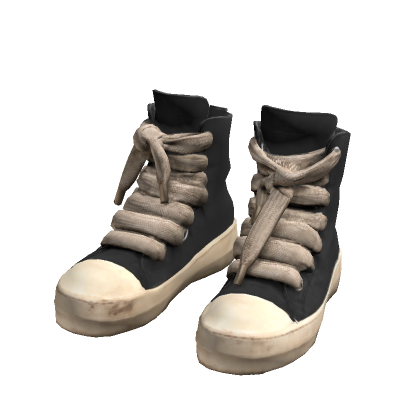Black N White Worned out Y2k 2000s Rack Omens 👟