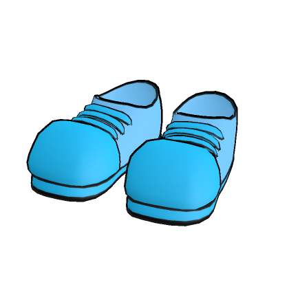 blue cartoony sneakers thumbnail