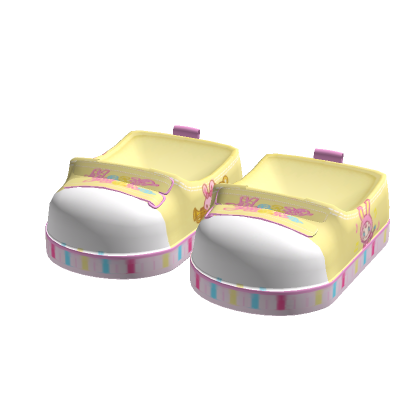 yellow pastel cutecore mezzo piano shoes