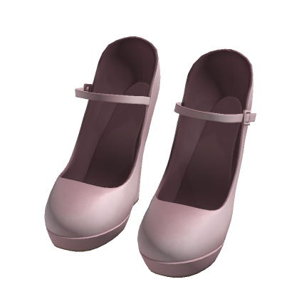 ☆ pink wedge heels (It-girl ver.)