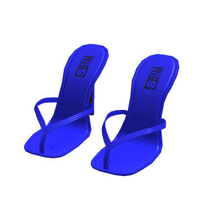 ☆ blue thong sandals (it girl) thumbnail