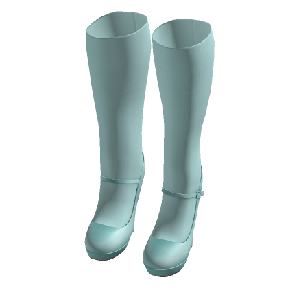 ☆ teal wedge heels with teal sock (It-girl ver.) thumbnail
