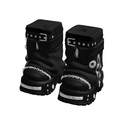 Y2K Stylish Arctic Boots Black
