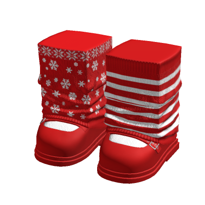 3.0 Doll Platform Shoes Christmas Warmers Boots