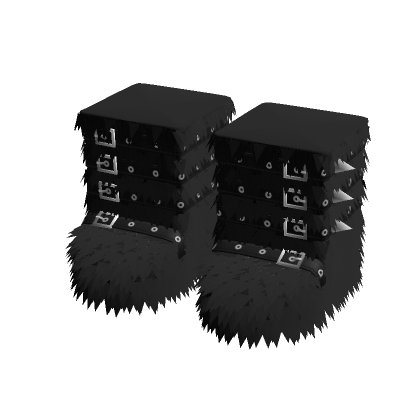 Goth Fur Boots