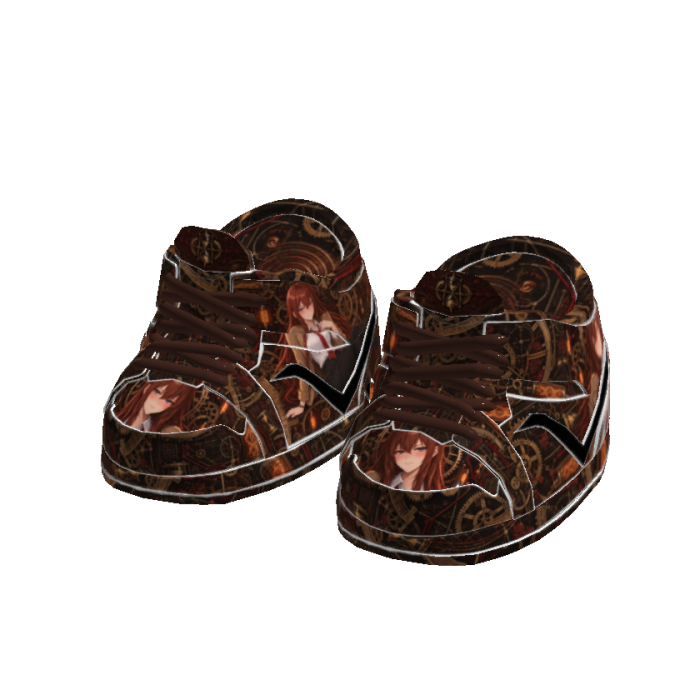 Kurisu Makise Anime Girl Shoes