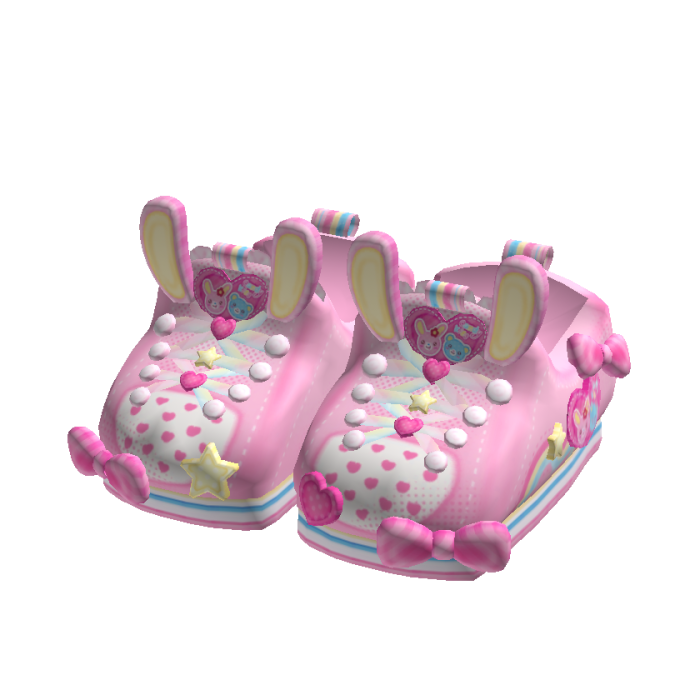 Cute Kawaii Pink Bunny Mezzo Piano Sneakers
