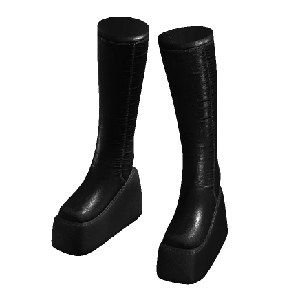 Black Leather Platforms thumbnail