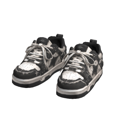 Y2K Washed Star Sneakers
