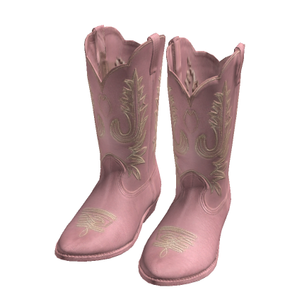 American Cowboy Boots (Western & Pink)
