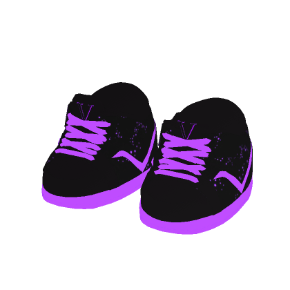 Glowing Boy Rig Shoes [ Purple ]