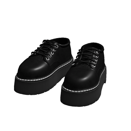 Black Platform Loafers thumbnail
