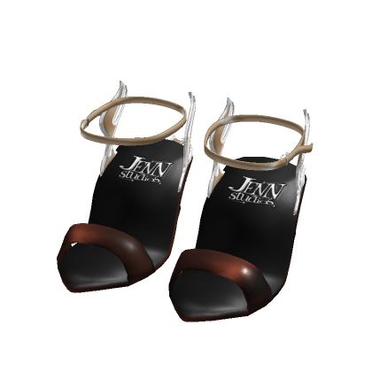 Couture Flame Heels Brown/White/Beige - It Girl