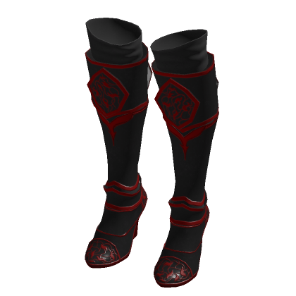 ♾️ Black & red Priestess armored long heels thumbnail