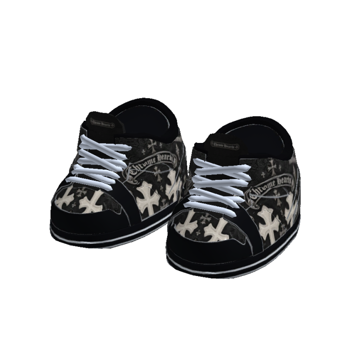 Chrome Hearts Boy Rig Shoes [ Black ]