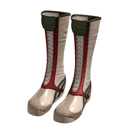 Boxer Boots (Tan, Red & Green)