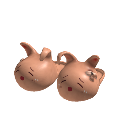 Cute Bunny Slippers brown[MAX] thumbnail