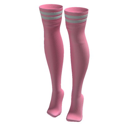 Knee High Socks - Baby Pink thumbnail