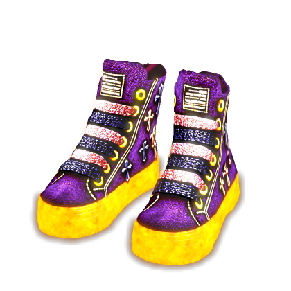 ✨ Emissive Glow Spooky Shoes