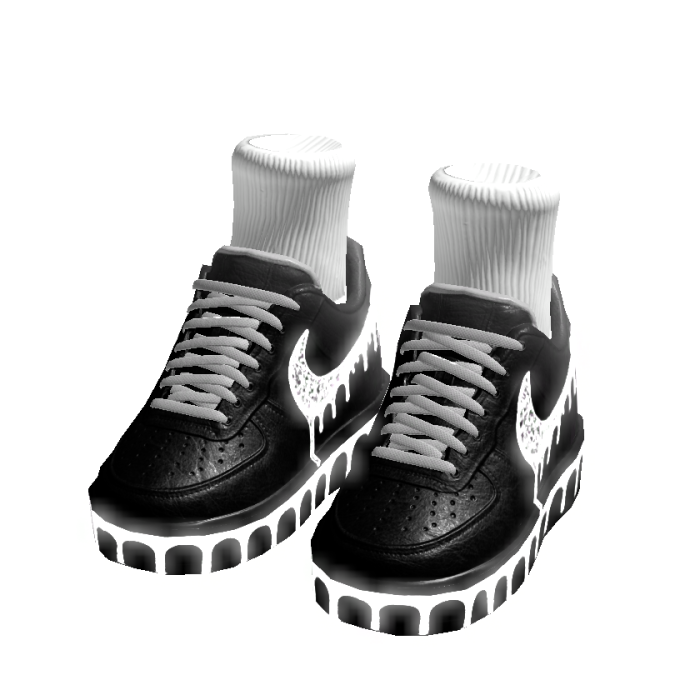 GLOWING Drip Sneakers w/ Socks