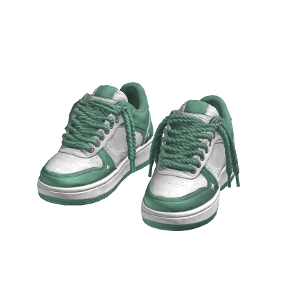 Y2K Chunky Lace Sneakers (Crystal) thumbnail