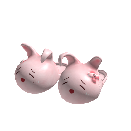 Cute Bunny Slippers pink[MAX] thumbnail