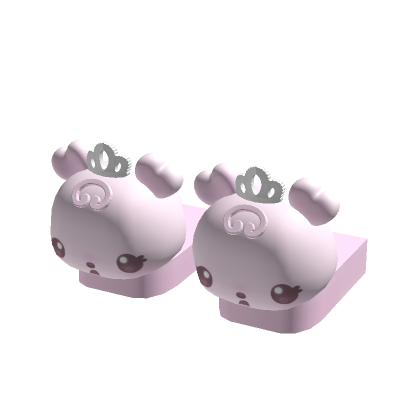 princess bear plushie slippers