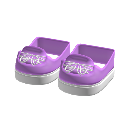 adorable purple sneakers