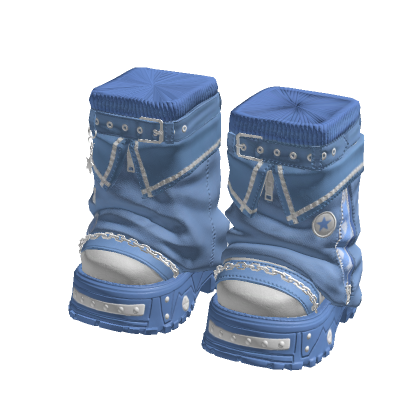 Y2K Stylish Arctic Boots Blue