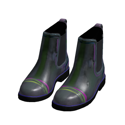 Neon Holo Chelsea Boots