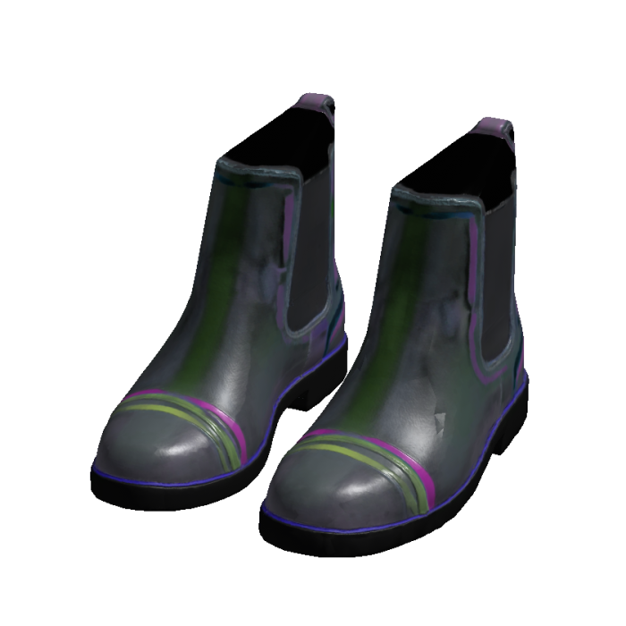 Neon Holo Chelsea Boots