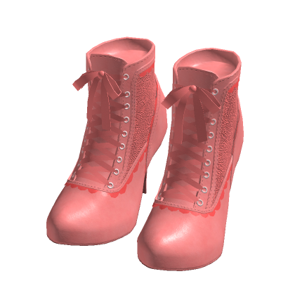♾️ Pink victorian rose boots thumbnail