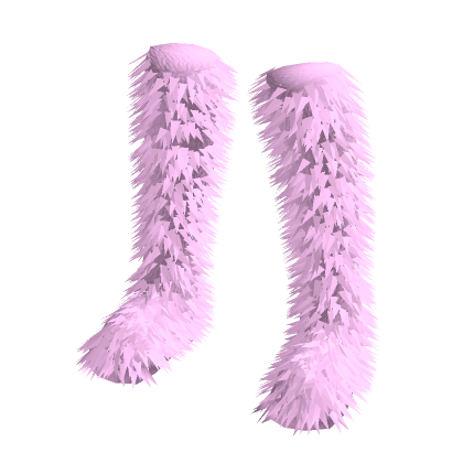 ✅Long Pink Fur Boots✅