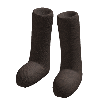 Brown Fur Boots Y2K thumbnail